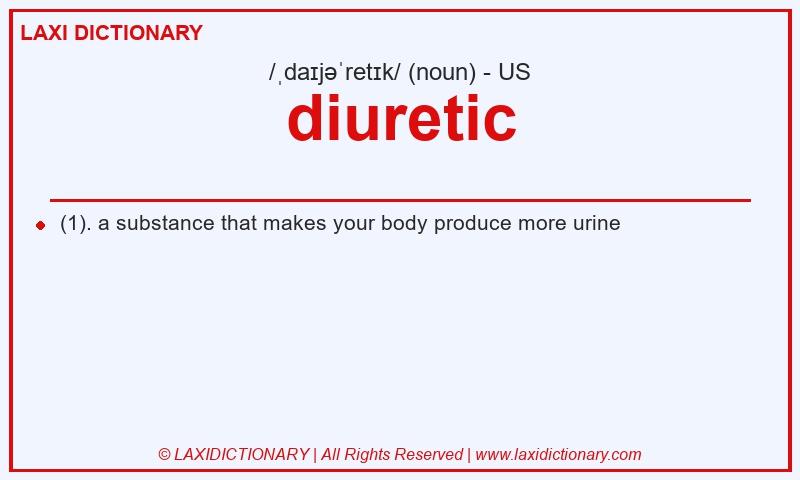 Definition diuretic in American English