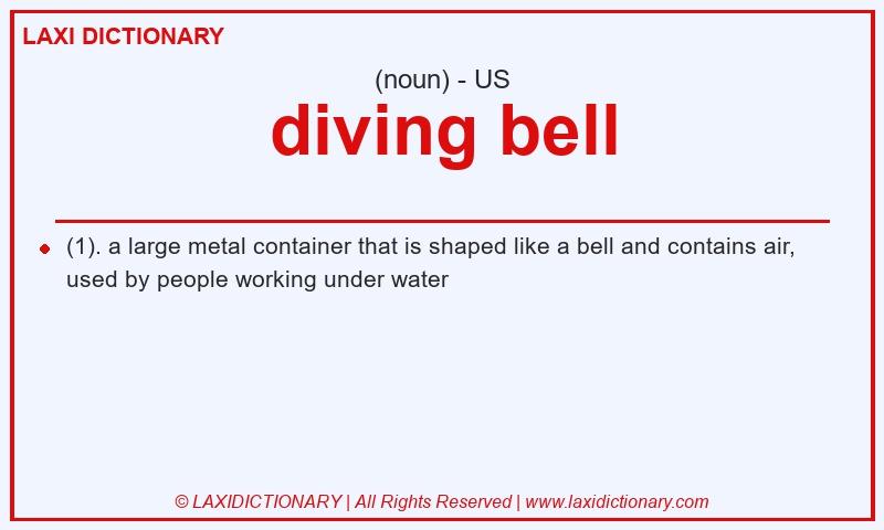 Definition diving bell in American English