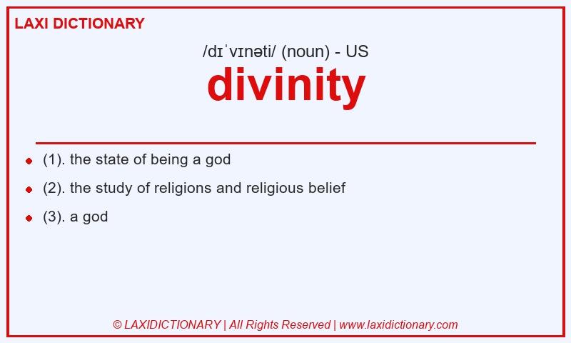 Definition divinity in American English