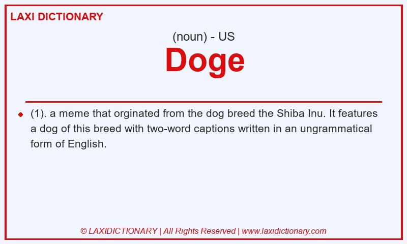 Definition Doge in American English