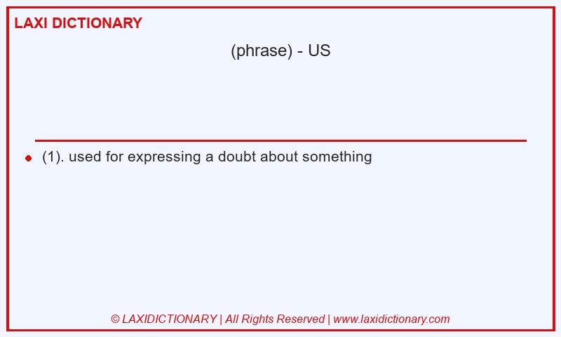 Definition in American English