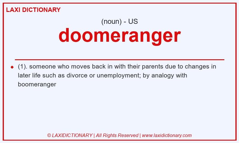 Definition doomeranger in American English
