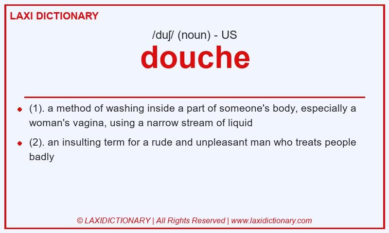 Definition douche in American English