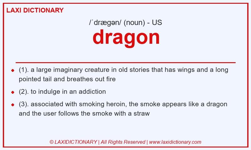 Definition dragon in American English