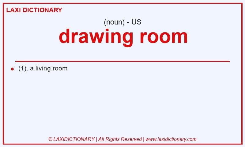 Definition drawing room in American English