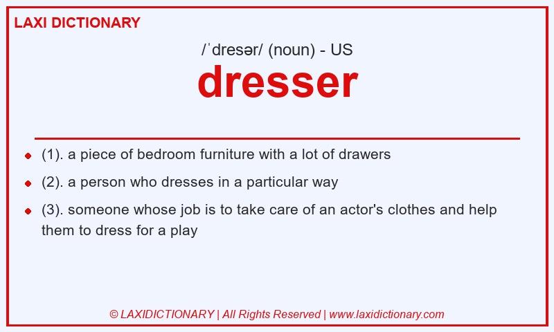 Definition dresser in American English