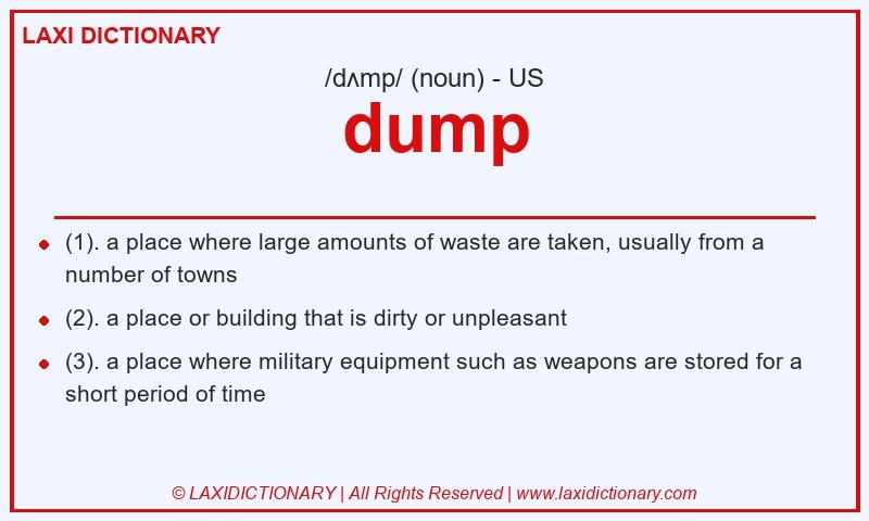 Definition dump in American English