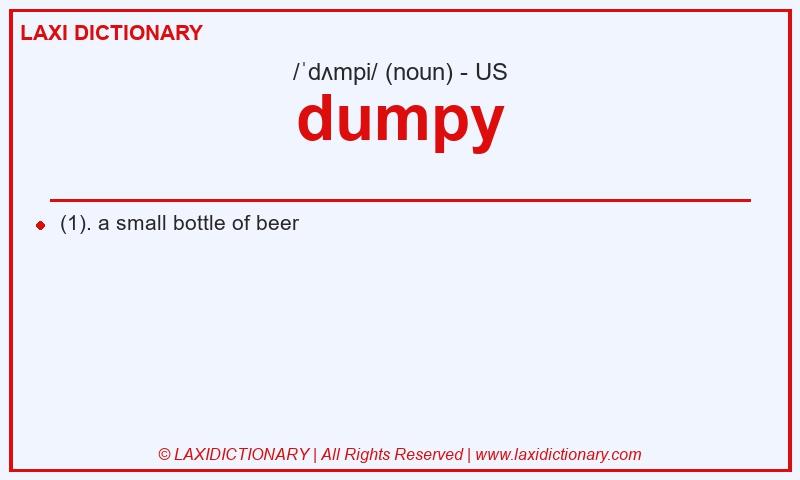 Definition dumpy in American English