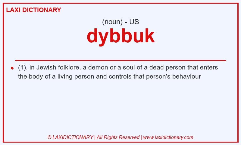 Definition dybbuk in American English