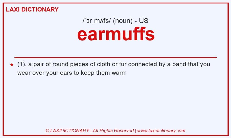 Definition earmuffs in American English