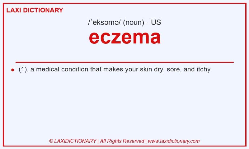 Definition eczema in American English