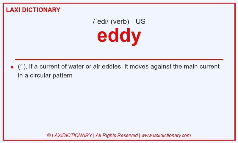 Definition eddy in American English