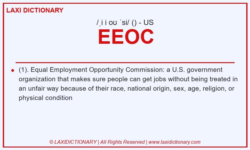 Definition EEOC in American English