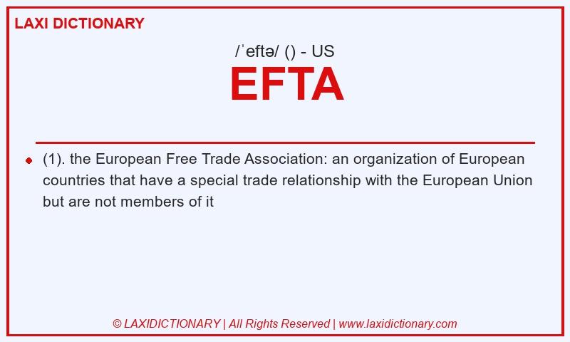 Definition EFTA in American English
