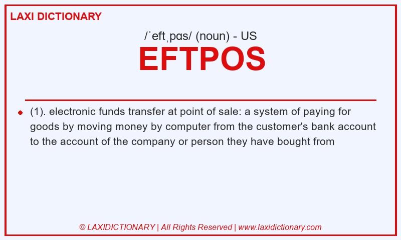Definition EFTPOS in American English