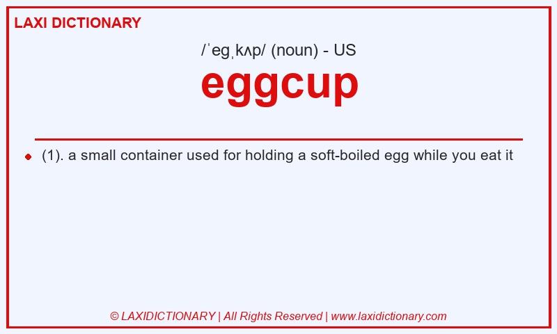 Definition eggcup in American English