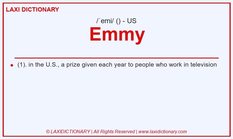 Definition Emmy in American English