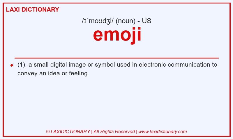 Definition emoji in American English