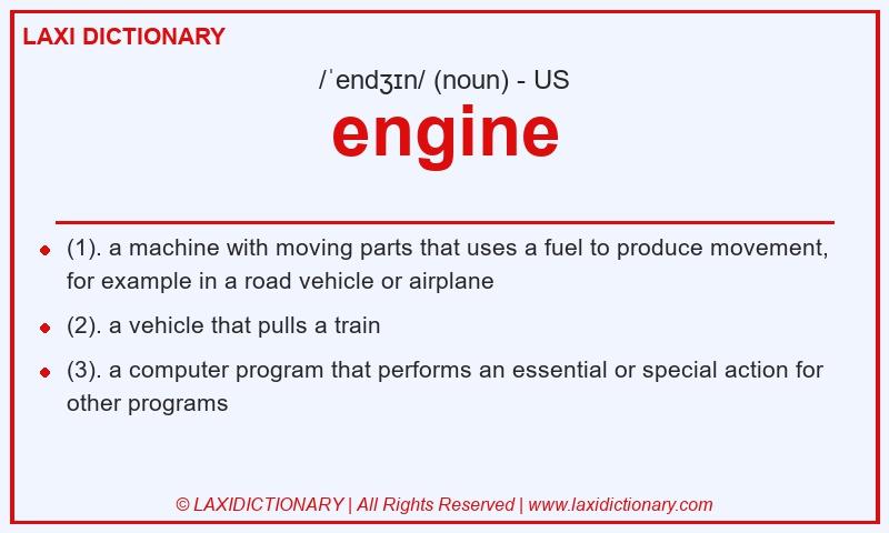 Definition engine in American English