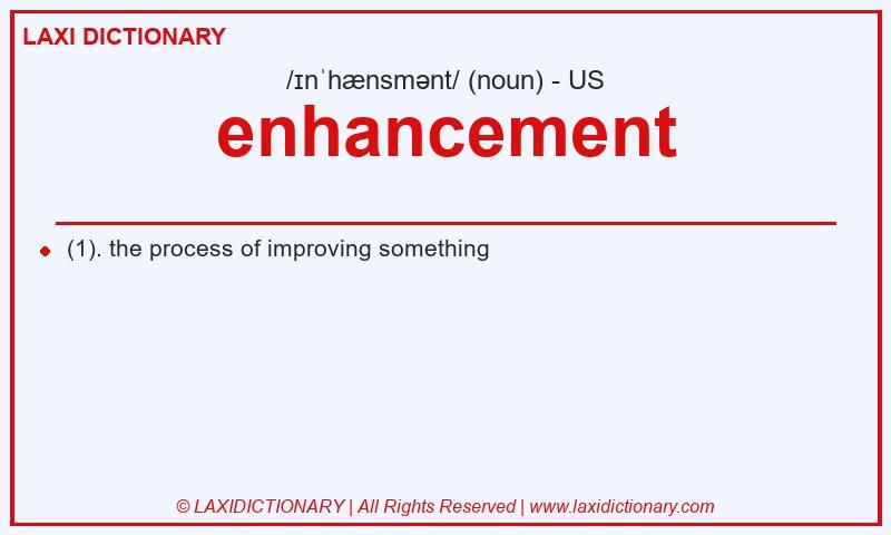 Definition enhancement in American English