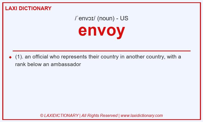 Definition envoy in American English