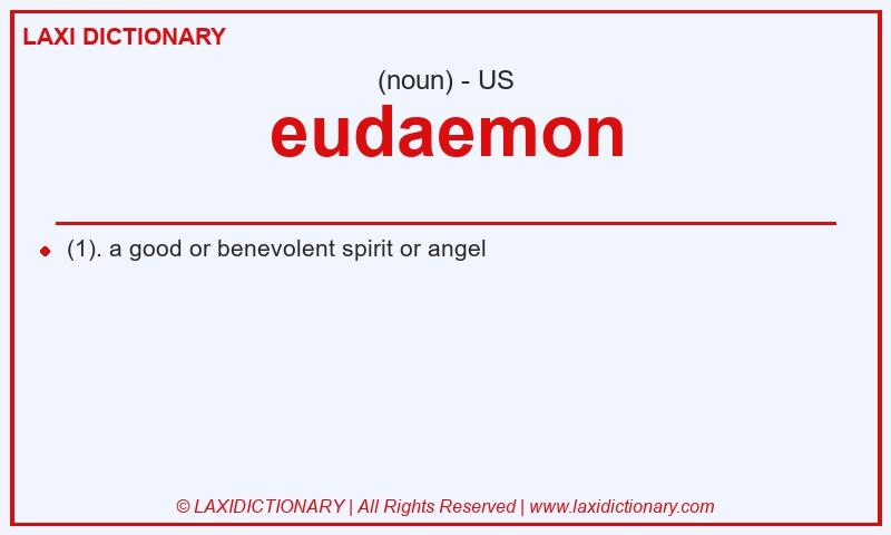 Definition eudaemon in American English