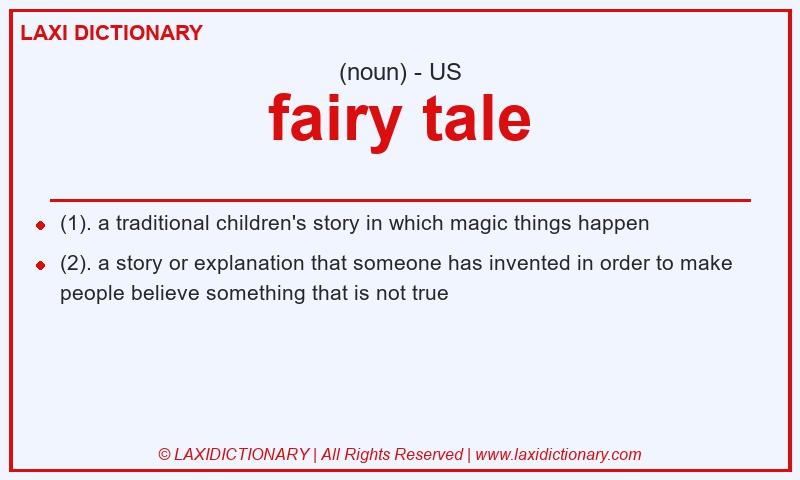 Definition fairy tale in American English