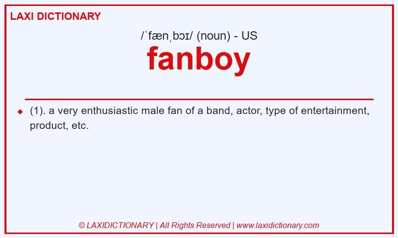 Definition fanboy in American English