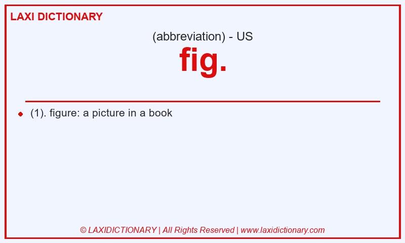 Definition fig. in American English