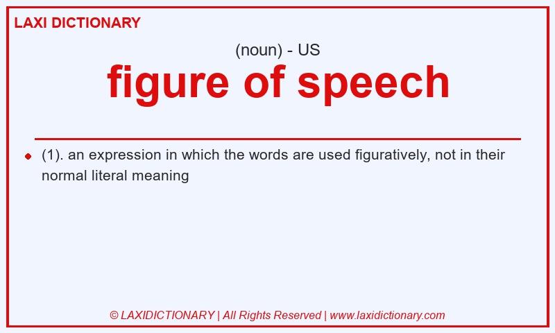 Definition figure of speech in American English