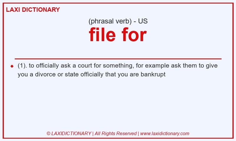 Definition file for in American English