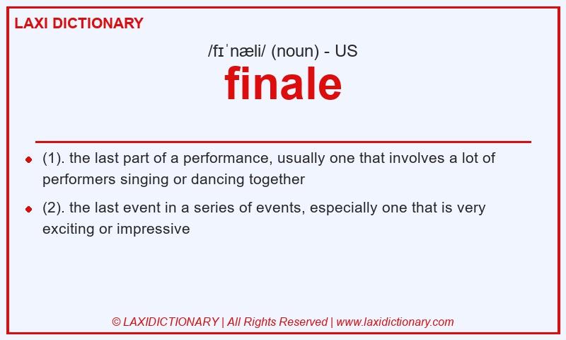 Definition finale in American English