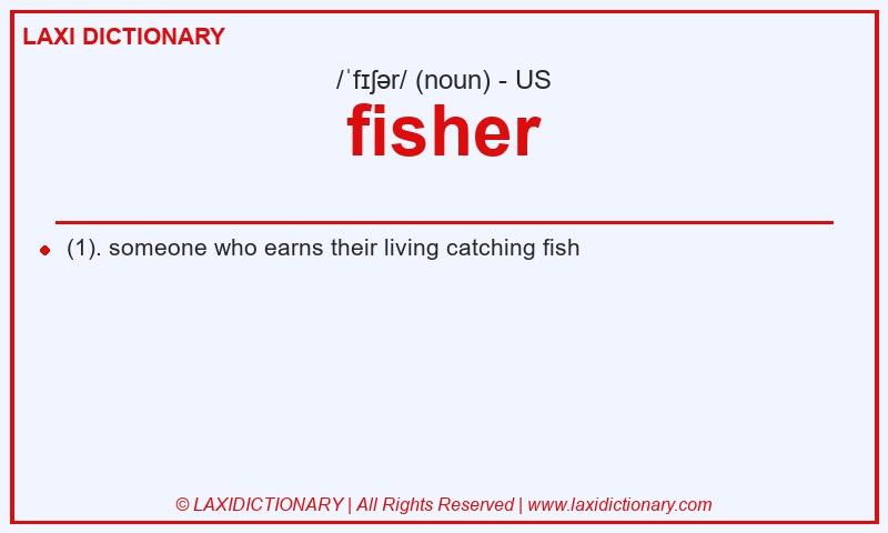 Definition fisher in American English