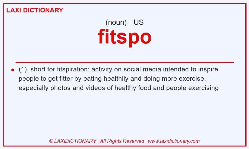 Definition fitspo in American English