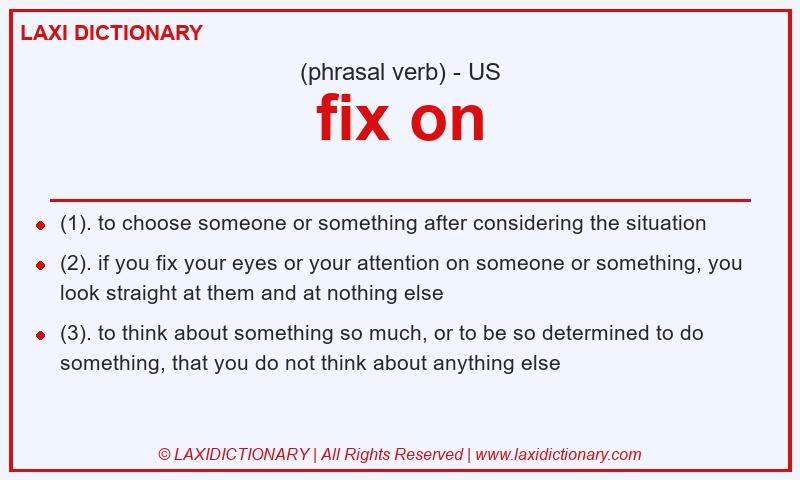 Definition fix on in American English