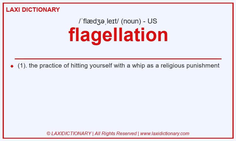 Definition flagellation in American English