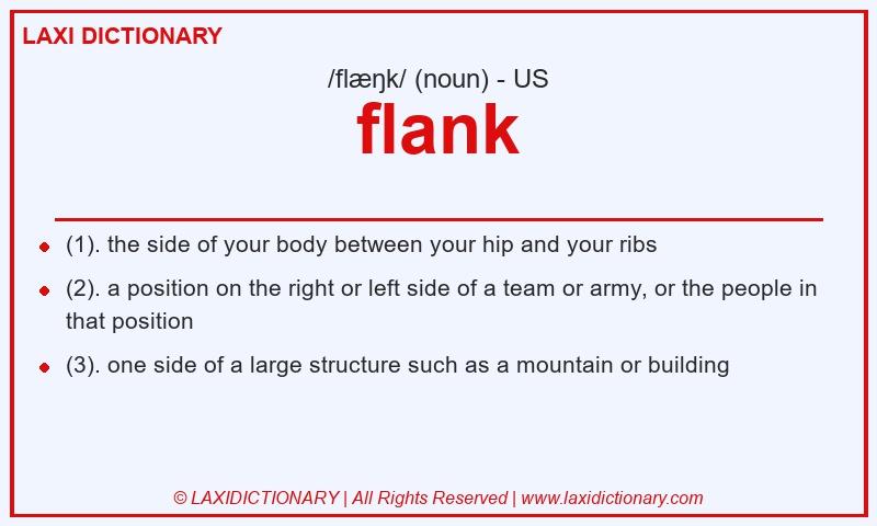 Definition flank in American English