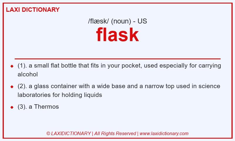 Definition flask in American English