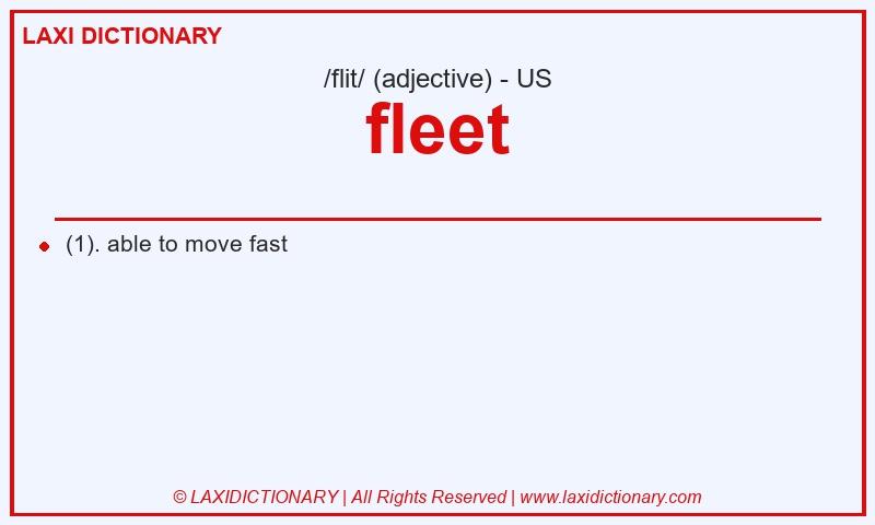 Definition fleet in American English