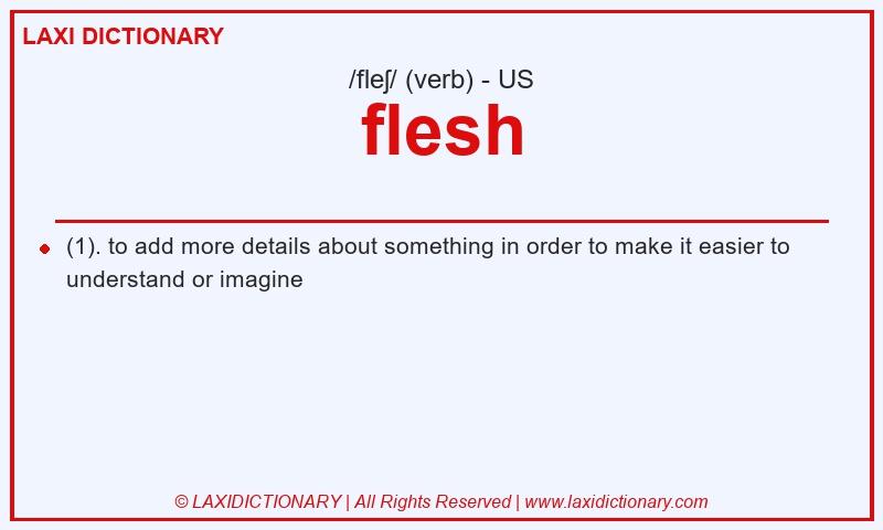 Definition flesh in American English