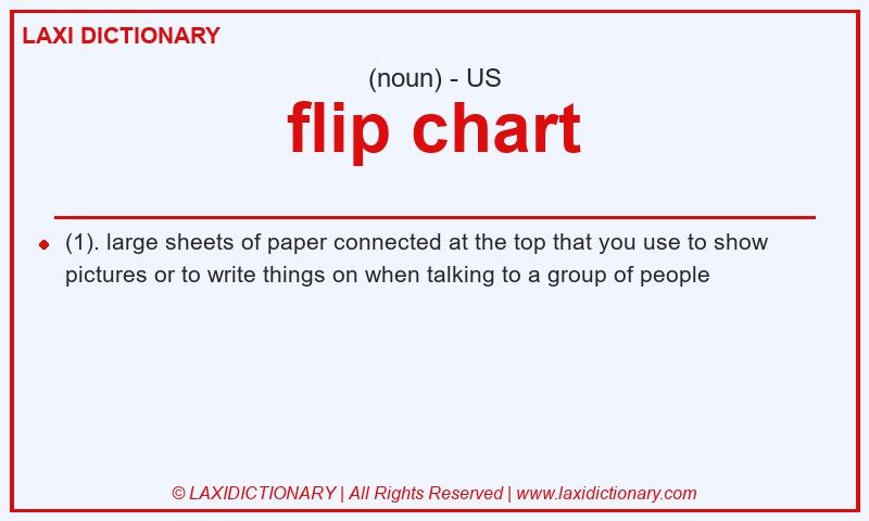 Definition flip chart in American English