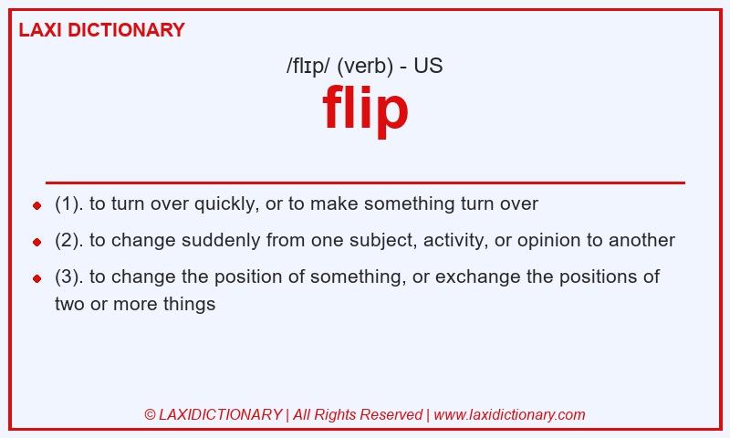 Definition flip in American English