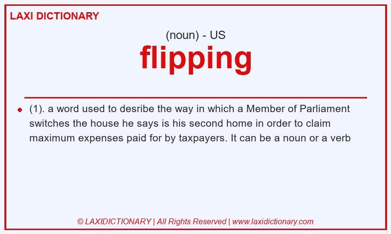 Definition flipping in American English