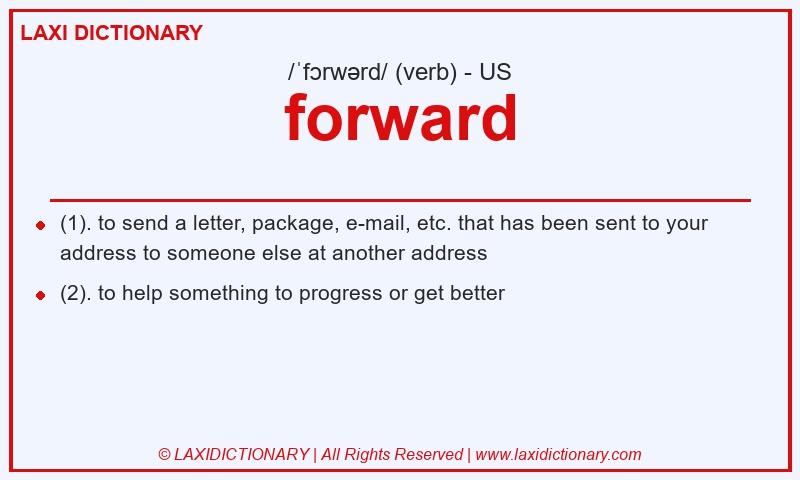 Definition forward in American English