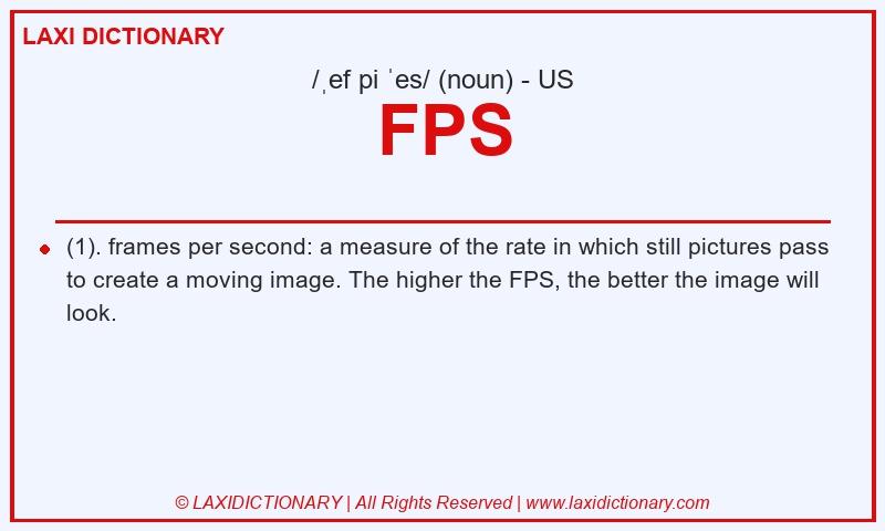 Definition FPS in American English