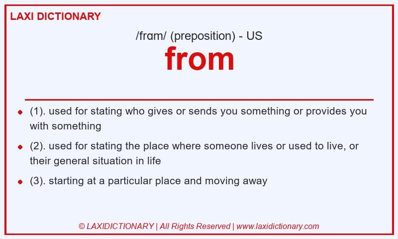 Definition from in American English