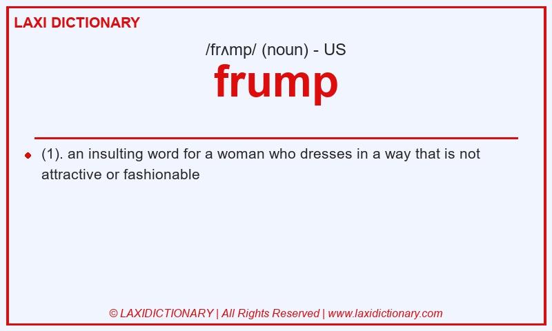 Definition frump in American English