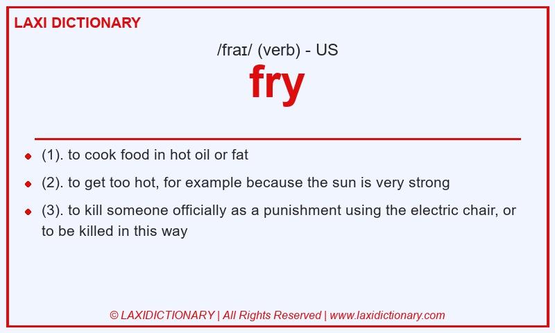 Definition fry in American English