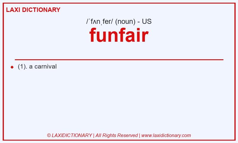 Definition funfair in American English