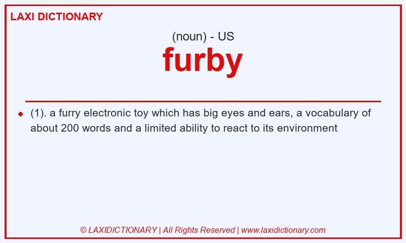Definition furby in American English
